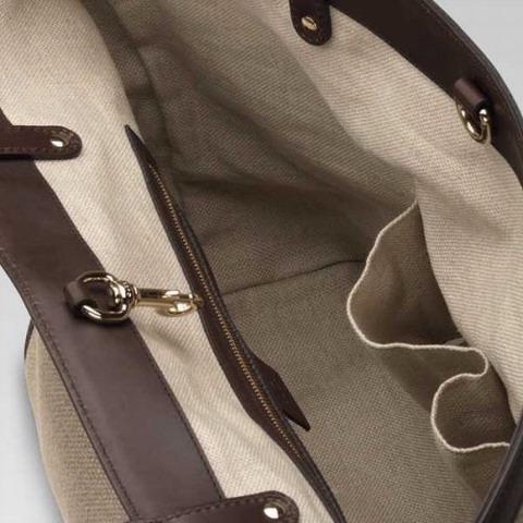 Gucci Craft Medium Tote 247209 in lino beige