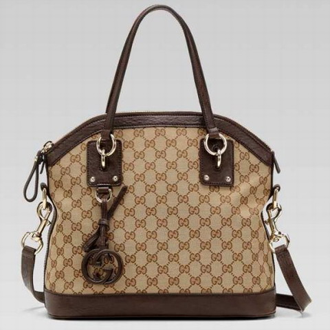 Gucci fascino Media Top Handle Bag 247279 in Beige / Marrone Scu