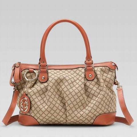 Gucci Sukey Media Top Handle Bag 247902 in Beige / Coral