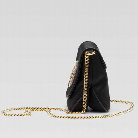 Gucci Outlet 1973 Piccola Borsa a tracolla 251821 in nero