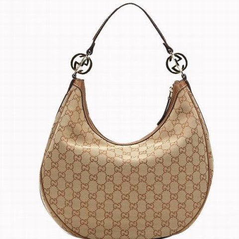 Gucci GG Twins Medium Hobo 232962 Beige / bronzo