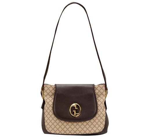 Gucci Outlet 1973 Medium Shoulder Bag 251809 Beige / Marrone