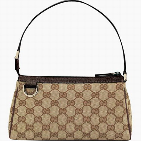 Gucci Outlet Caso cosmetico con anello D 145750 Beige