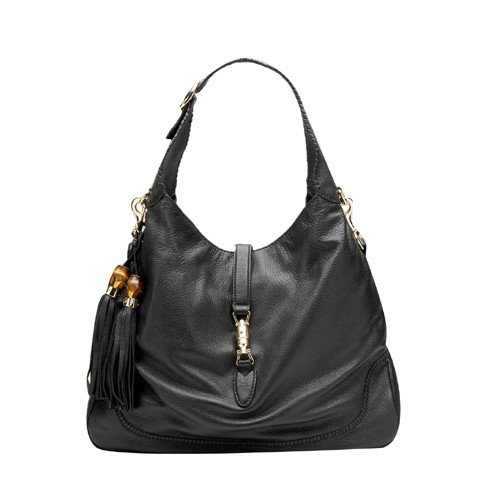 Gucci Outlet New Jackie Large Shoulder Bag 223929 Nero