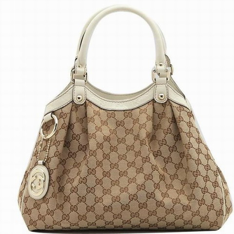 Gucci Sukey Medium Tote 211944 Beige / Bianco Sporco