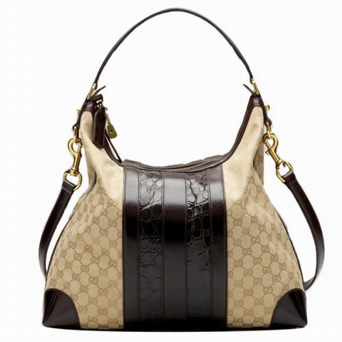 Gucci Outlet Segreto Medium Hobo 223949 Sabbia / Marrone