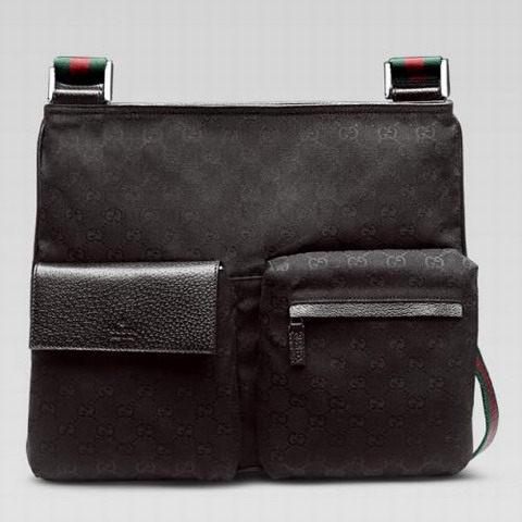 Gucci Medium Messenger Bag 169937 in nero