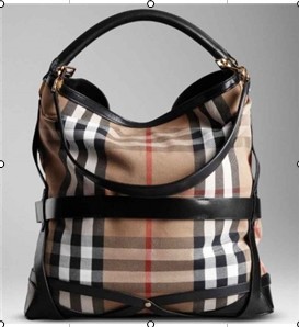 Hobo economici Burberry Borse Burberry 'House Check' beige e nero