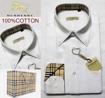 Burberry outlet Burberry Maglie a manica lunga Uomo Bianco Burberry_058