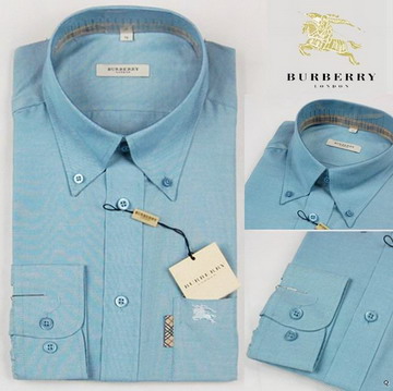 Burberry outlet Burberry Maglie a manica lunga Uomo Blu Burberry_091