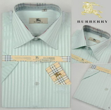 Burberry Outlet Burberry Uomo a righe a manica lunga Verde chiaro Burberry_027