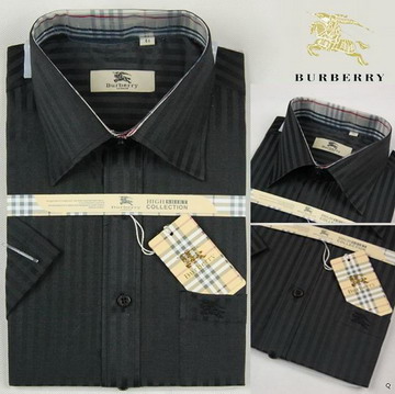 Burberry Outlet Burberry Uomo a righe Maglie a manica lunga Nero Burberry_030