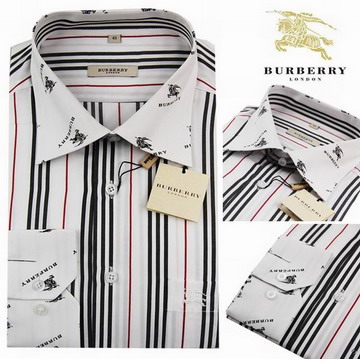 Burberry Outlet Burberry Uomo Controllato Maglie a manica lunga Bianco Burberry_129