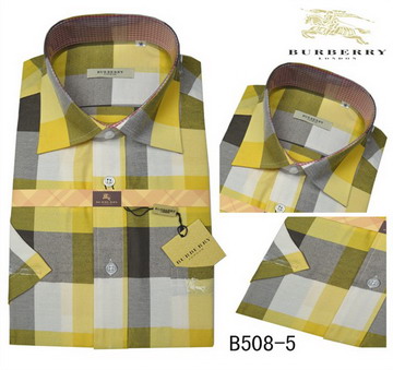 Burberry Outlet Burberry Uomo Controllato Maglie a manica lunga Giallo Burberry_001