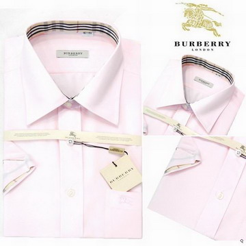 Burberry Outlet Burberry Uomo Controllato Maglie a manica lunga rosa Burberry_035