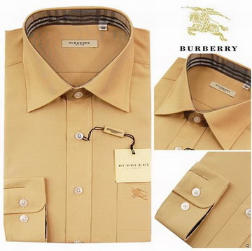 Burberry Outlet Burberry Uomo Maglie a manica lunga Camel Burberry_095