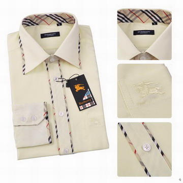 Classico Burberry Maglie a manica lunga Uomo Beige Burberry_078