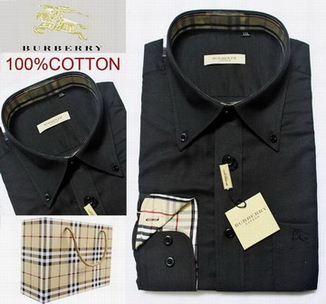 Burberry outlet Burberry Uomo Maglie a manica lunga Nero Burberry_062