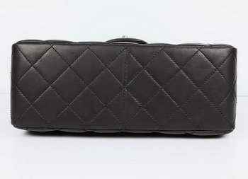 Chanel Jumbo Quilted Flap Bag A58600 Black with Silver Hardware