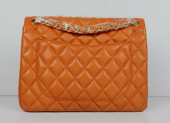 Chanel Jumbo Quilted Flap Bag A58600 Orange