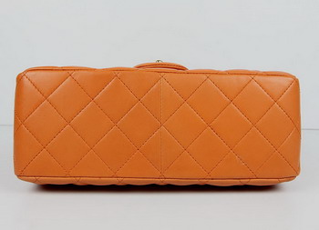 Chanel Jumbo Quilted Flap Bag A58600 Orange