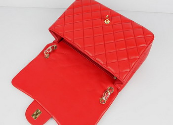 Chanel Jumbo Quilted Flap Bag A58600 Red