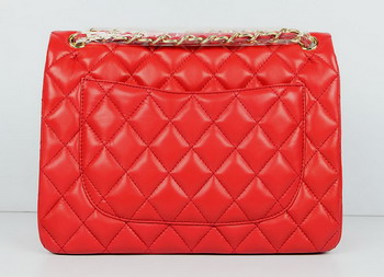 Chanel Jumbo Quilted Flap Bag A58600 Red