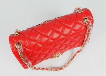 Chanel Jumbo Quilted Flap Bag A58600 Red