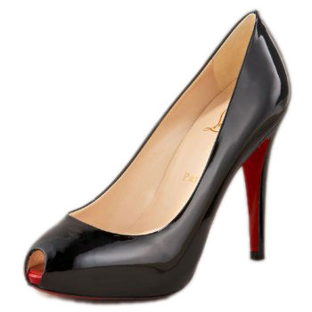 Christian Louboutin Black Patent Leather Pumps