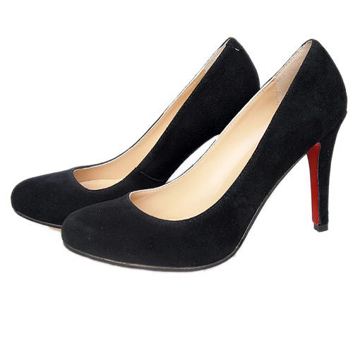 Christian Louboutin Delic Suede Pumps Black