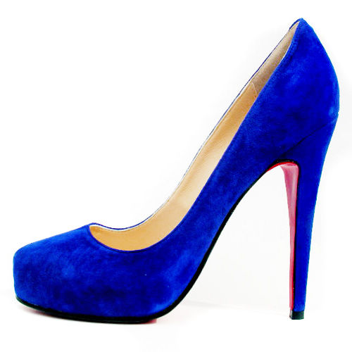 Christian Louboutin Hidden-Platform Pump Blue