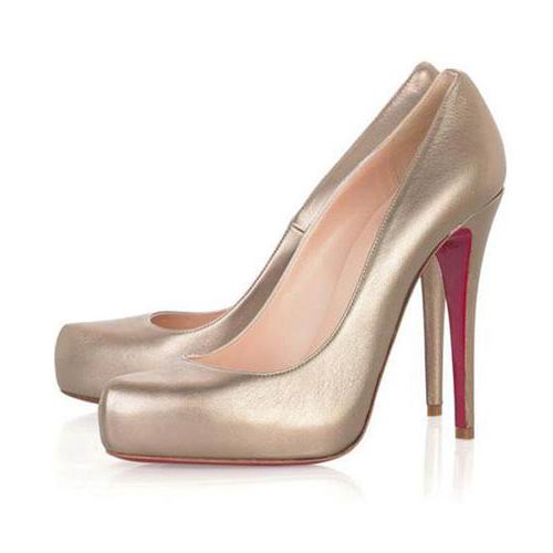 Christian Louboutin Platform Metallic Pump