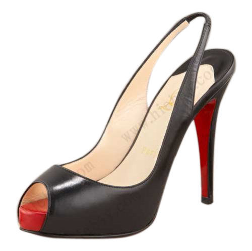 Christian Louboutin Prive Pump Black Sling Back