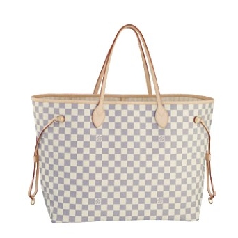 Louis Vuitton Tela Damier Azur Neverfull GM Borse N51108