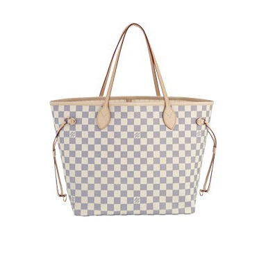 Louis Vuitton Tela Damier Azur Neverfull MM Borse N51107