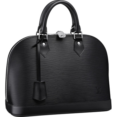 Louis Vuitton Pelle Epi Alma MM Nero Borse M40452