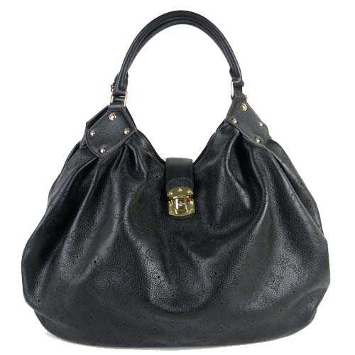 Louis Vuitton Pelle Mahina L Nero Borse M95765