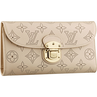 Louis Vuitton Pelle Mahina Portafoglio Amelia Coquille Borse M58131