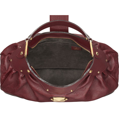 Louis Vuitton Pelle Mahina Solar PM Burgundt Borse M93125