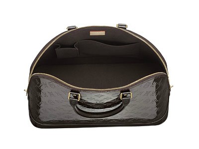Louis Vuitton Pelle Monogram Vernis Alma MM Terre Dombre Borse M91449
