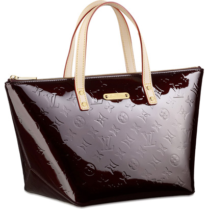 Louis Vuitton Pelle Monogram Vernis Bellevue PM Amaranto Borse M93585