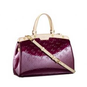 Louis Vuitton Pelle Monogram Vernis Brea MM Rosso Fauviste Borse M91690