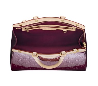 Louis Vuitton Pelle Monogram Vernis Brea MM Rosso Fauviste Borse M91690