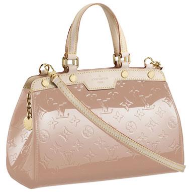 Louis Vuitton Pelle Monogram Vernis Brea PM Rose Florentin Borse M91624