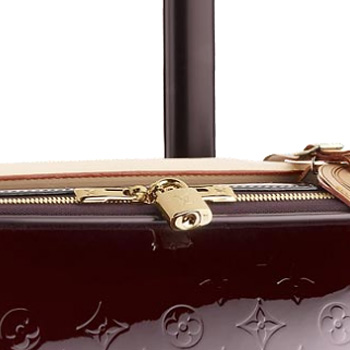 Louis Vuitton Pelle Monogram Vernis Pegase 45 Amaranto Borse M91277