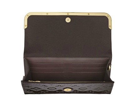 Louis Vuitton Pelle Monogram Vernis Rossmore MM Amaranto Borse M91549