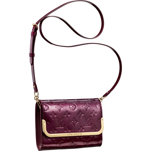 Louis Vuitton Pelle Monogram Vernis Rossmore PM Rosso Fauviste Borse M91547