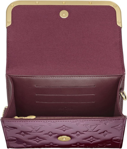Louis Vuitton Pelle Monogram Vernis Rossmore PM Rosso Fauviste Borse M91547