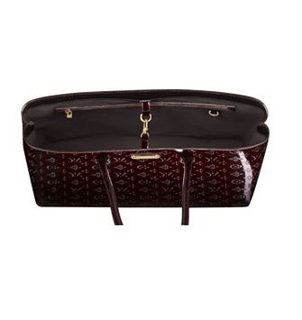 Louis Vuitton Pelle Monogram Vernis Wilshire GM Amaranto Borse M91649