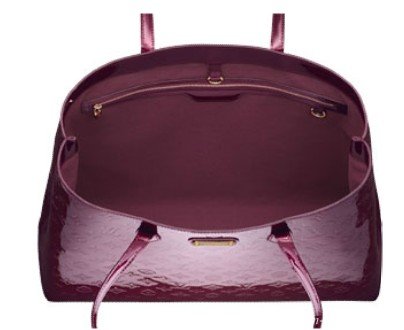 Louis Vuitton Pelle Monogram Vernis Wilshire GM Rosso Fauviste Borse M91664